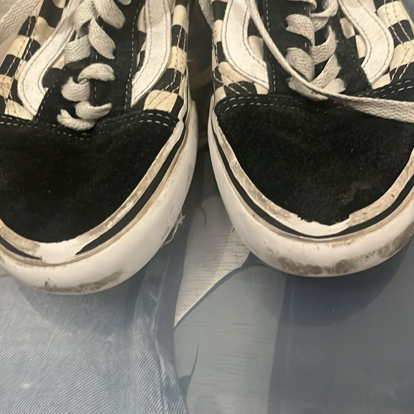 checkered  Vans . Women size 5.5 Men’s size 4 - Picture 2 of 4